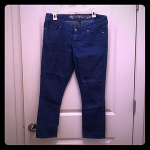 Deep blue Capri pants